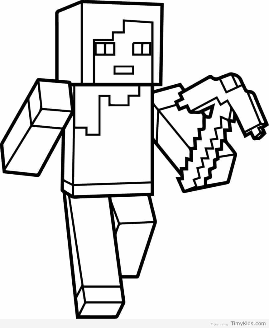 Coloring Sheets For Boys Minecrfat
 Minecraft Coloring Pages