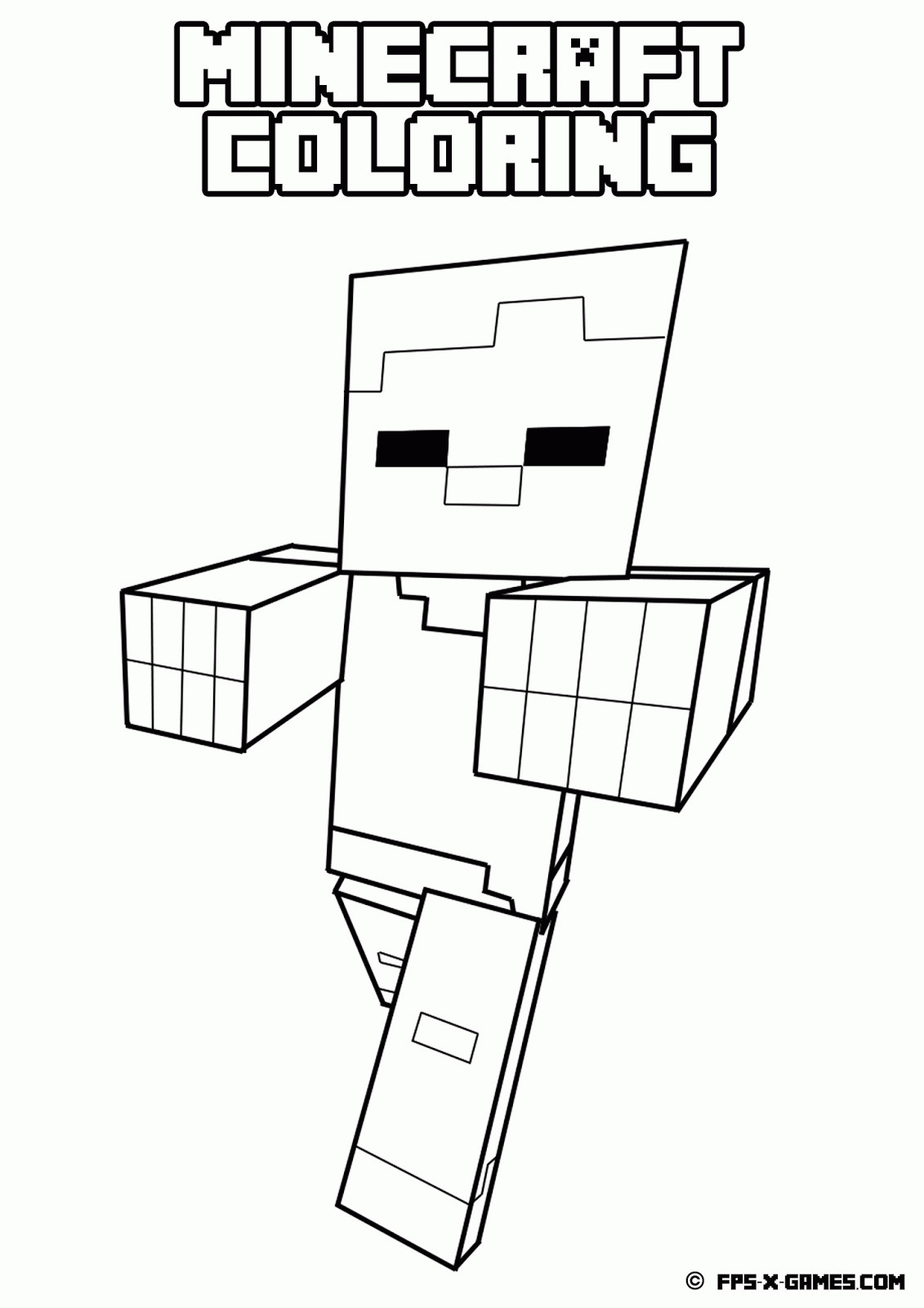 Coloring Sheets For Boys Minecrfat
 Coloring Pages For Boys Minecraft AZ Coloring Pages
