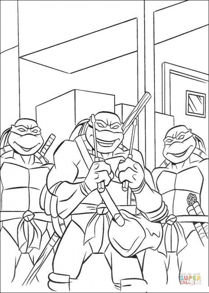 Coloring Sheets For Boys Ninja Turtles
 Get This Teenage Mutant Ninja Turtles Printable Coloring