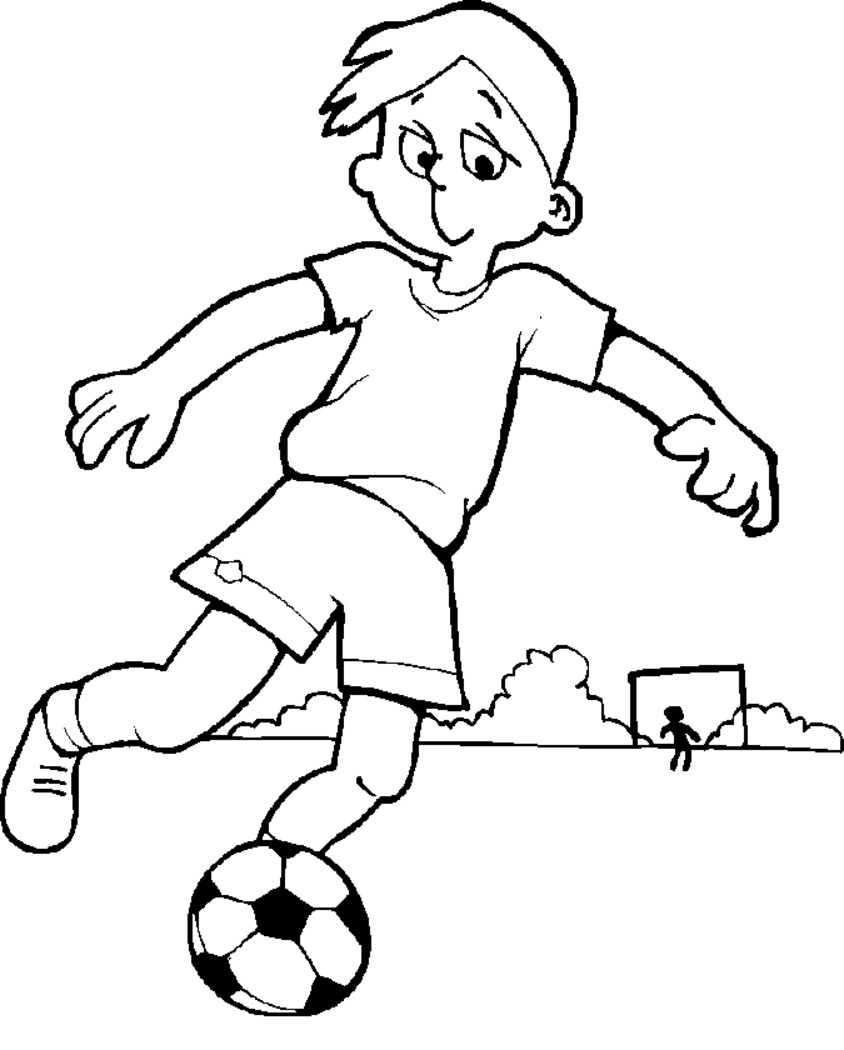 Coloring Sheets For Boys Soccer
 Boy coloring pages play soccer ColoringStar