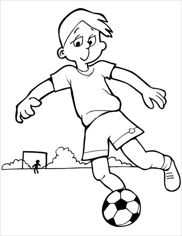 Coloring Sheets For Boys Soccer
 16 Football Coloring Pages Free Word PDF JPEG PNG