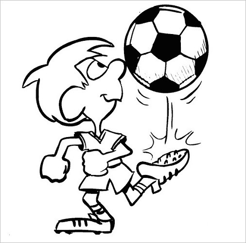 Coloring Sheets For Boys Soccer
 Football Coloring Pages for Boys – Learning Printable