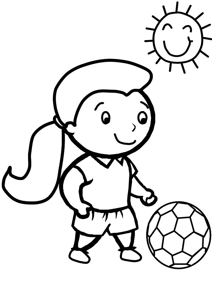 Coloring Sheets For Boys Soccer
 Free Printable Soccer Coloring Pages For Kids