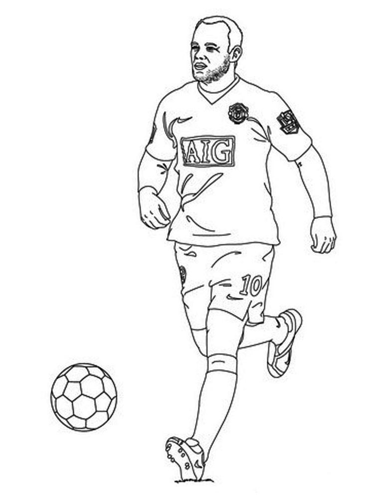 Coloring Sheets For Boys Soccer
 Soccer Player coloring pages Free Printable Soccer Player