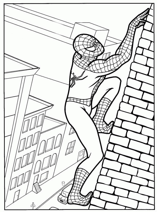 Best ideas about Coloring Sheets For Boys Spiderman
. Save or Pin Spiderman coloring page for free print Now.