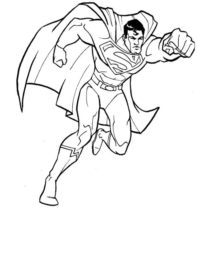Coloring Sheets For Boys Superman
 Download Superman Coloring Pages Free Printable Print