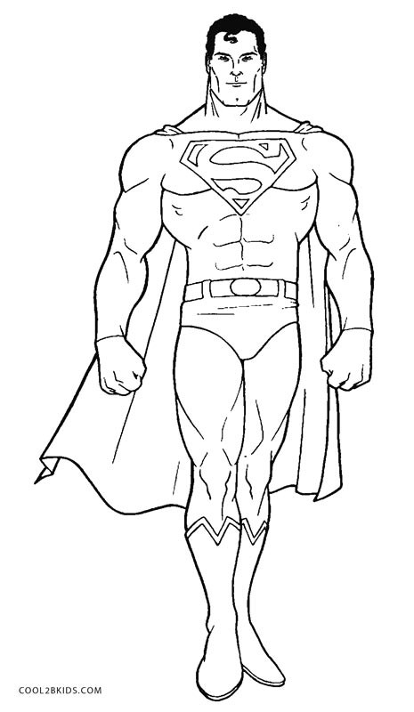 Coloring Sheets For Boys Superman
 Free Printable Superman Coloring Pages For Kids