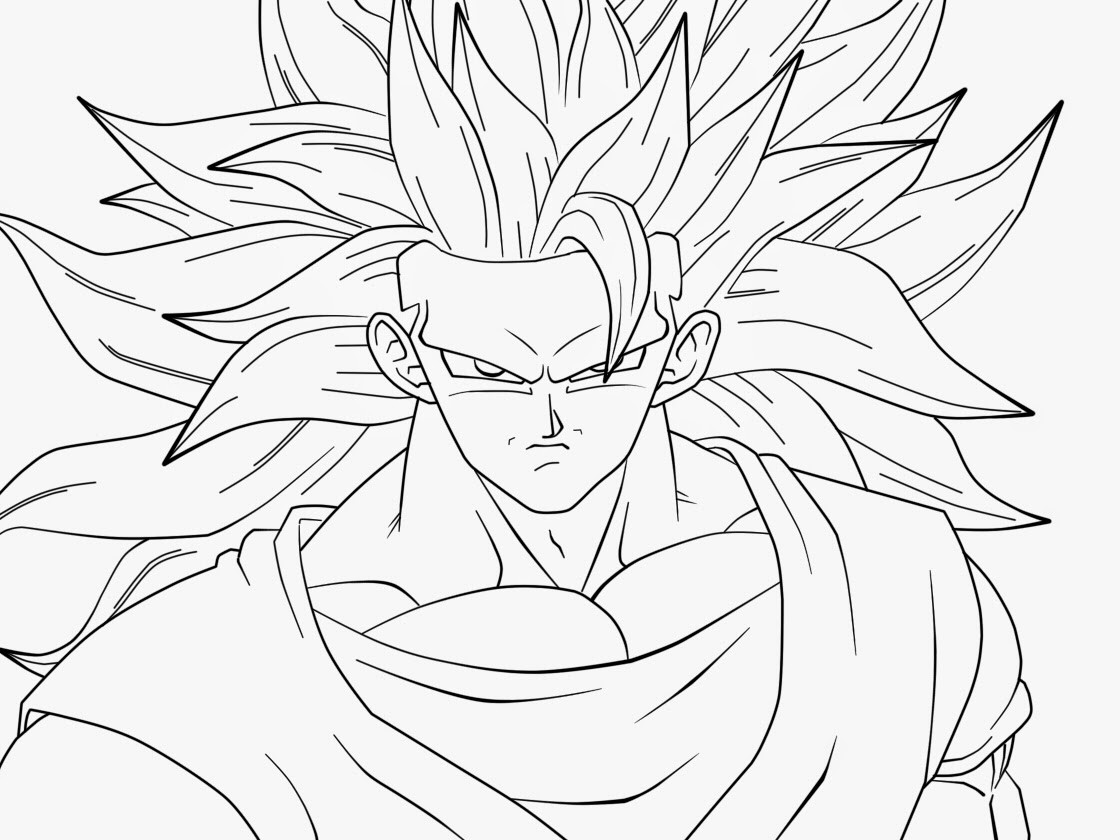 Coloring Sheets For Boys?Trackid=Sp-006
 Dibujos de Goku para Colorear Dibujos para Niños