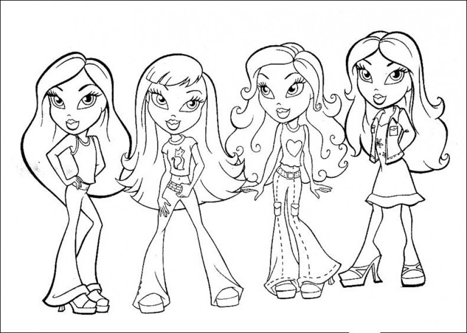 Best ideas about Coloring Sheets For Girls 9 - 11
. Save or Pin 20 Free Printable Bratz Coloring Pages EverFreeColoring Now.