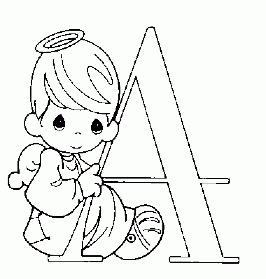 Coloring Sheets For Girls Abc Coloring Sheets
 Free Printable Precious Moments Coloring Pages For Kids
