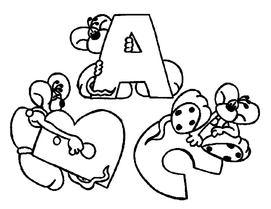 Coloring Sheets For Girls Abc Coloring Sheets
 Free Printable Abc Coloring Pages For Kids