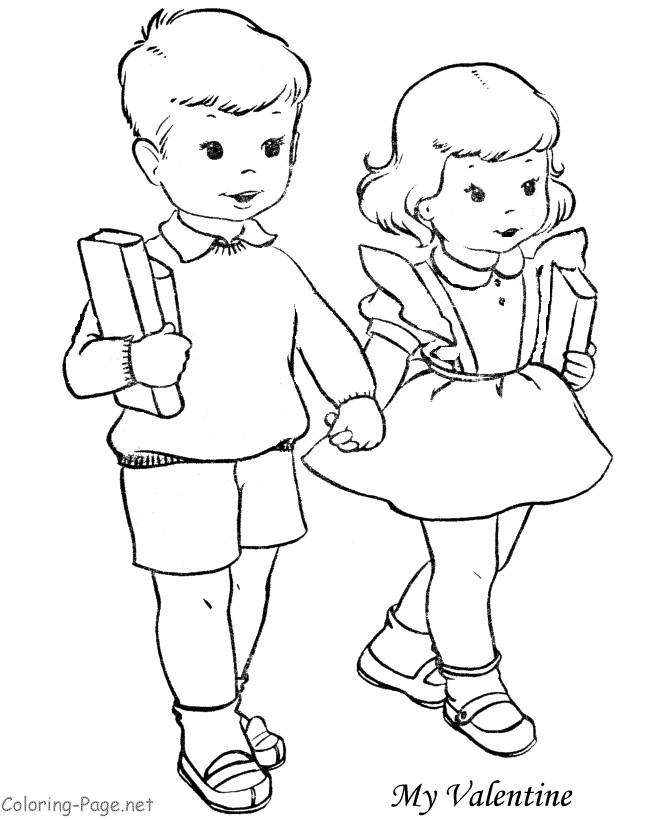 Coloring Sheets For Girls And Boys
 Boy And Girl Coloring Pages Coloring Home
