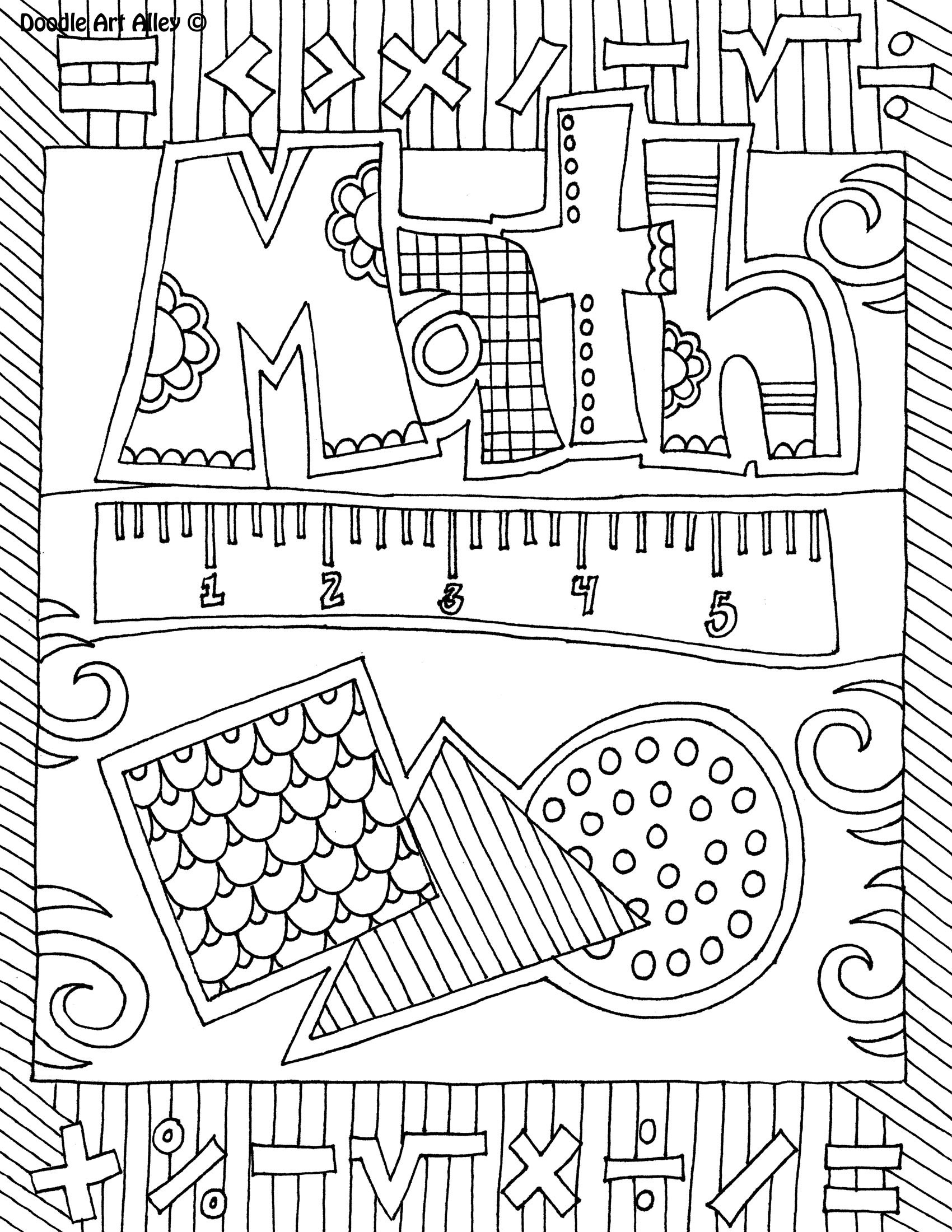 Coloring Sheets For Girls Binders
 5 Best of Math Binder Cover Printable Math Binder