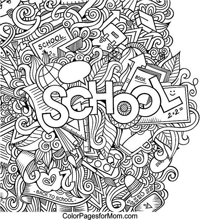 Coloring Sheets For Girls Binders
 Doodles 42 Advanced Coloring Pages