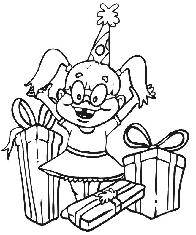 Coloring Sheets For Girls Birtdey
 Happy Birthday Coloring Pages For Girls Coloring Home