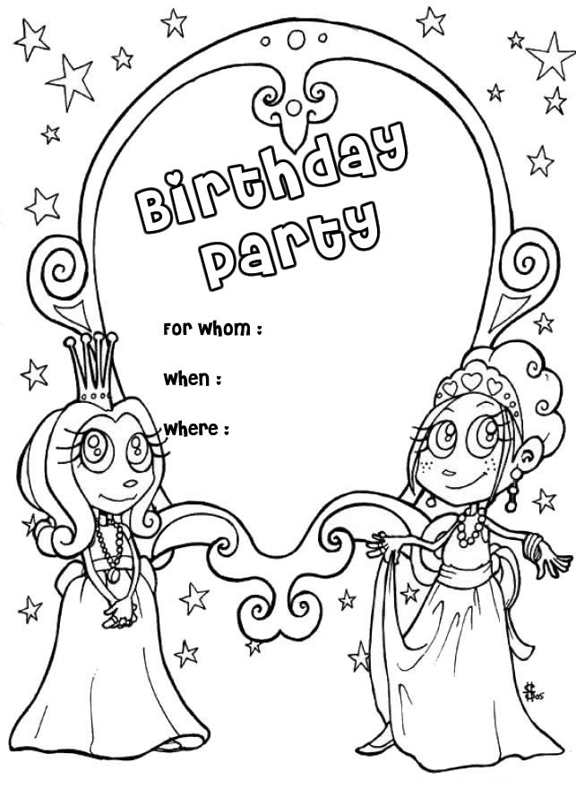 Coloring Sheets For Girls Birtdey
 Free Printable Happy Birthday Coloring Pages For Kids