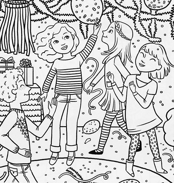 Coloring Sheets For Girls Birthday 10
 Doğum Günü Boyama Sayfaları