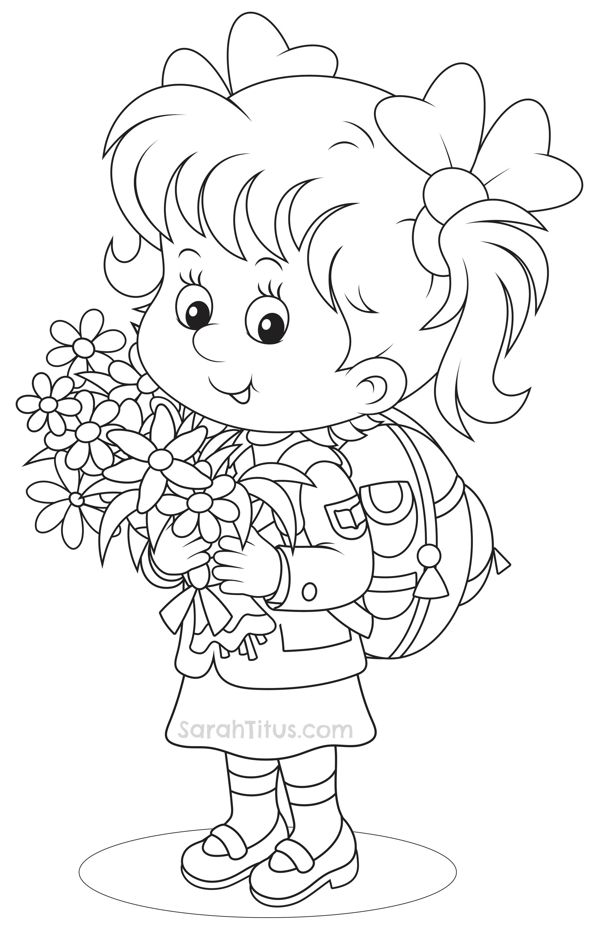 Coloring Sheets For Girls Flower With The Name Laci
 Back to school coloring pages