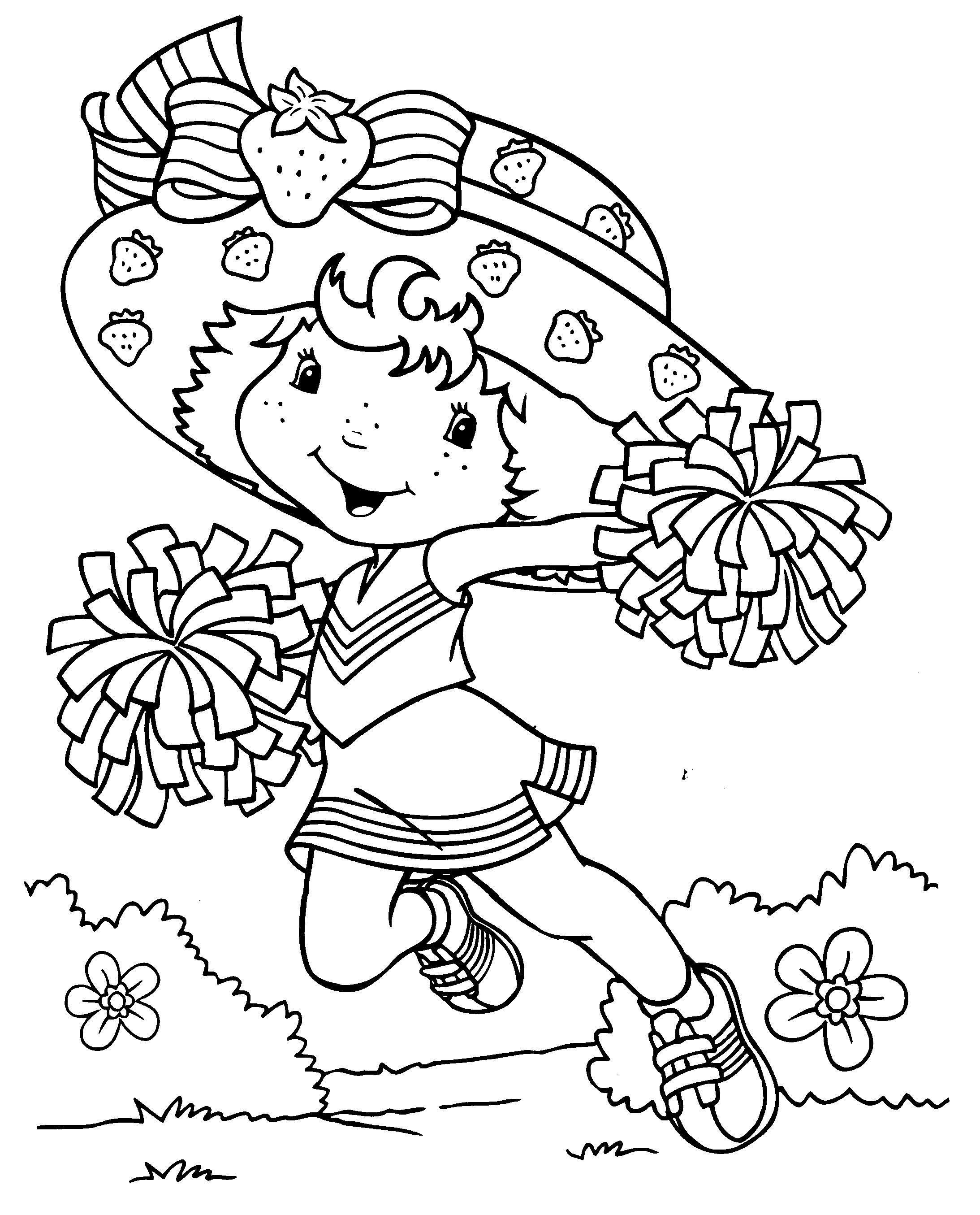Coloring Sheets For Girls Free Printable
 Free Printable Strawberry Shortcake Coloring Pages For Kids