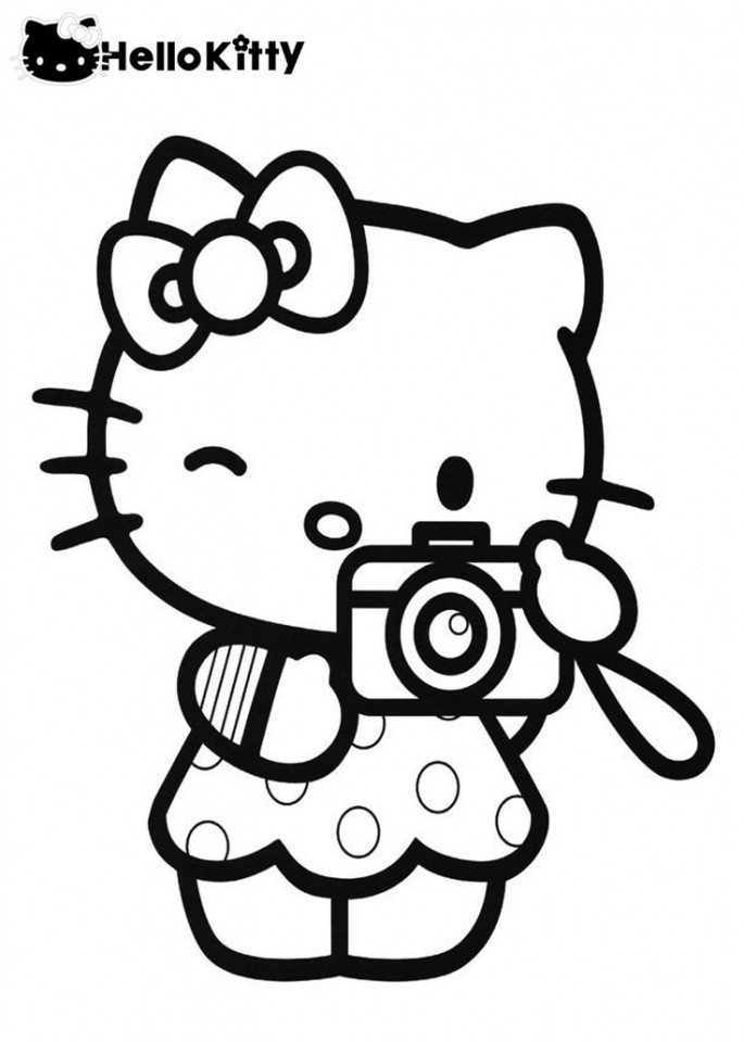 Coloring Sheets For Girls Hello Kitty
 Get This Hello Kitty Coloring Pages for Girl 892ml