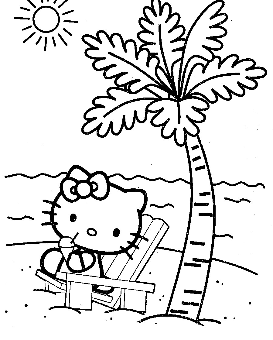 Coloring Sheets For Girls Hello Kitty
 Free Printable Hello Kitty Coloring Pages For Kids