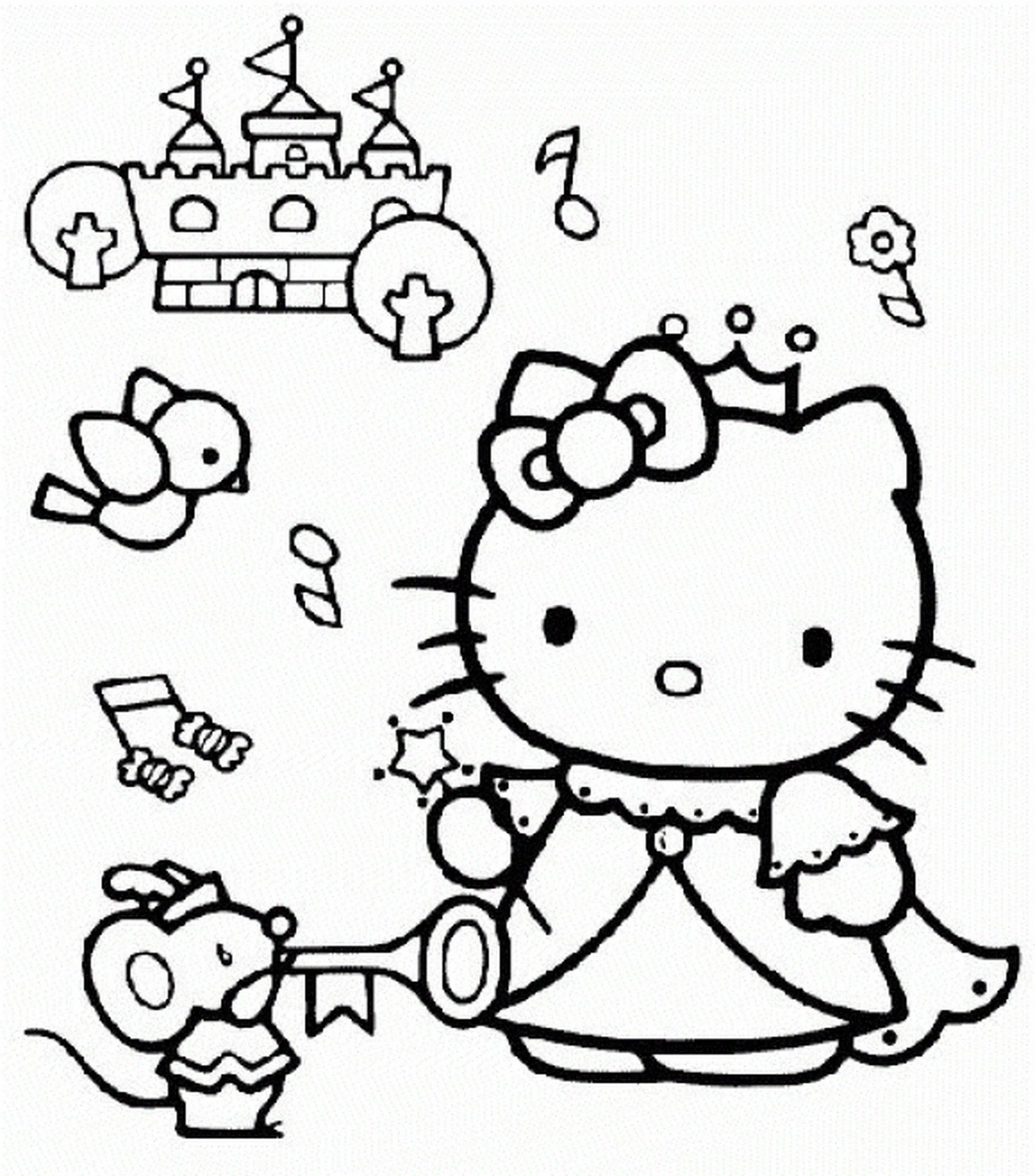 Coloring Sheets For Girls Hello Kitty
 coloring pages for girls hello kitty