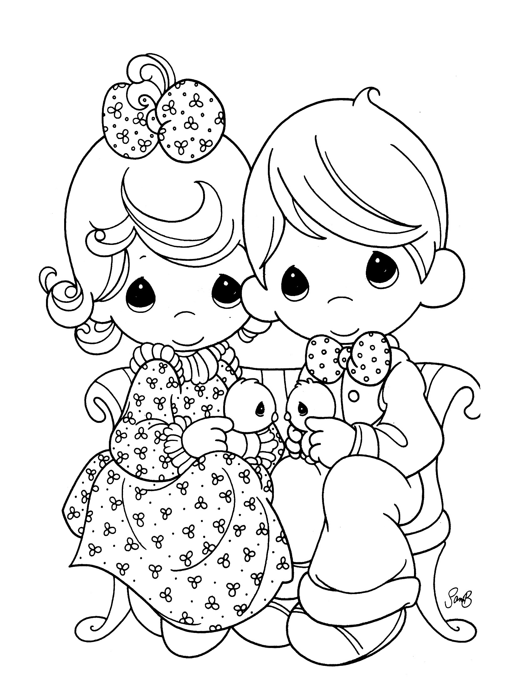 Coloring Sheets For Girls I Love
 Precious Moments Coloring Pages coloringsuite