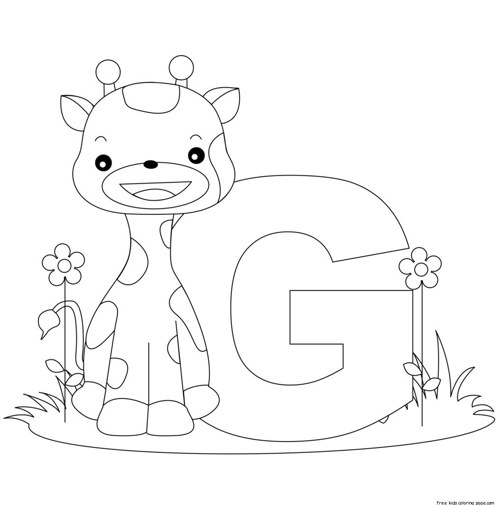 Coloring Sheets For Girls Letter L
 Alphabet letter g for preschool activities worksheetsFree