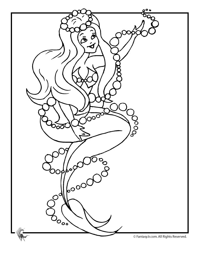 Coloring Sheets For Girls Mermairds
 Cartoons Coloring Pages Barbie In a Mermaid Tale Coloring