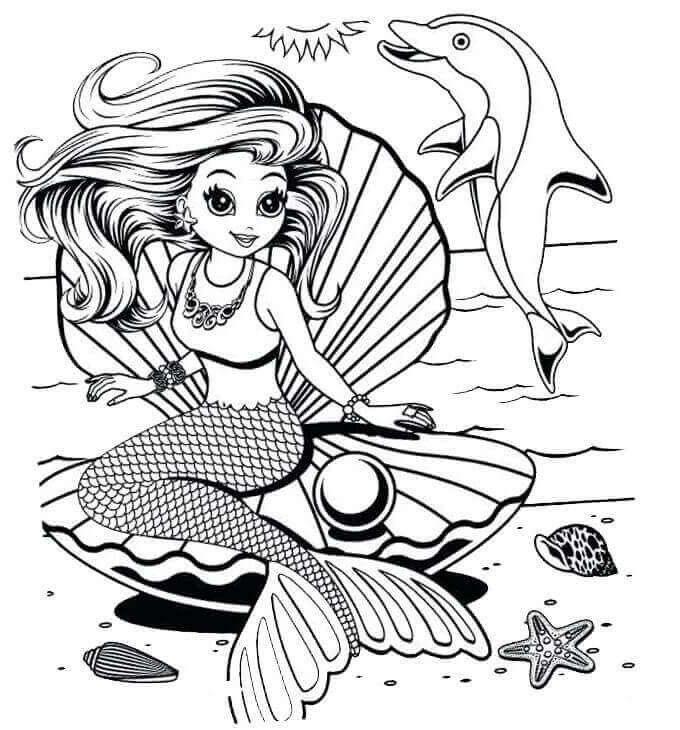 Coloring Sheets For Girls Mermairds
 25 Free Printable Lisa Frank Coloring Pages