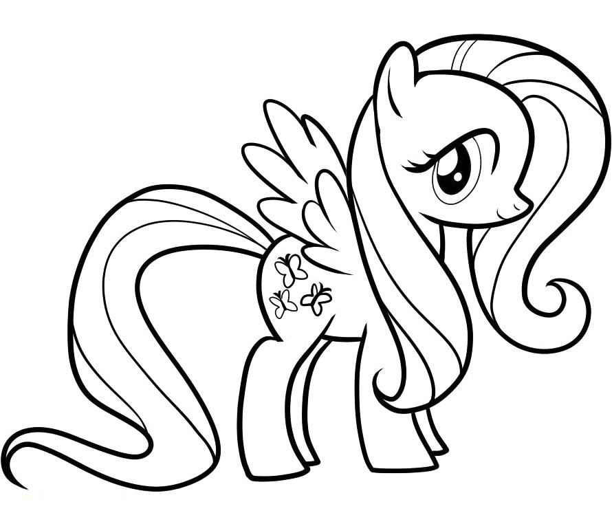Coloring Sheets For Girls Mlp
 Free Printable My Little Pony Coloring Pages For Kids