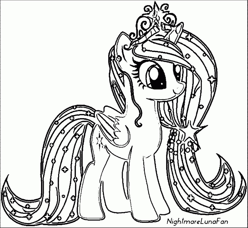 Coloring Sheets For Girls My Little Pony
 Get This My Little Pony Coloring Pages to Print for Girls