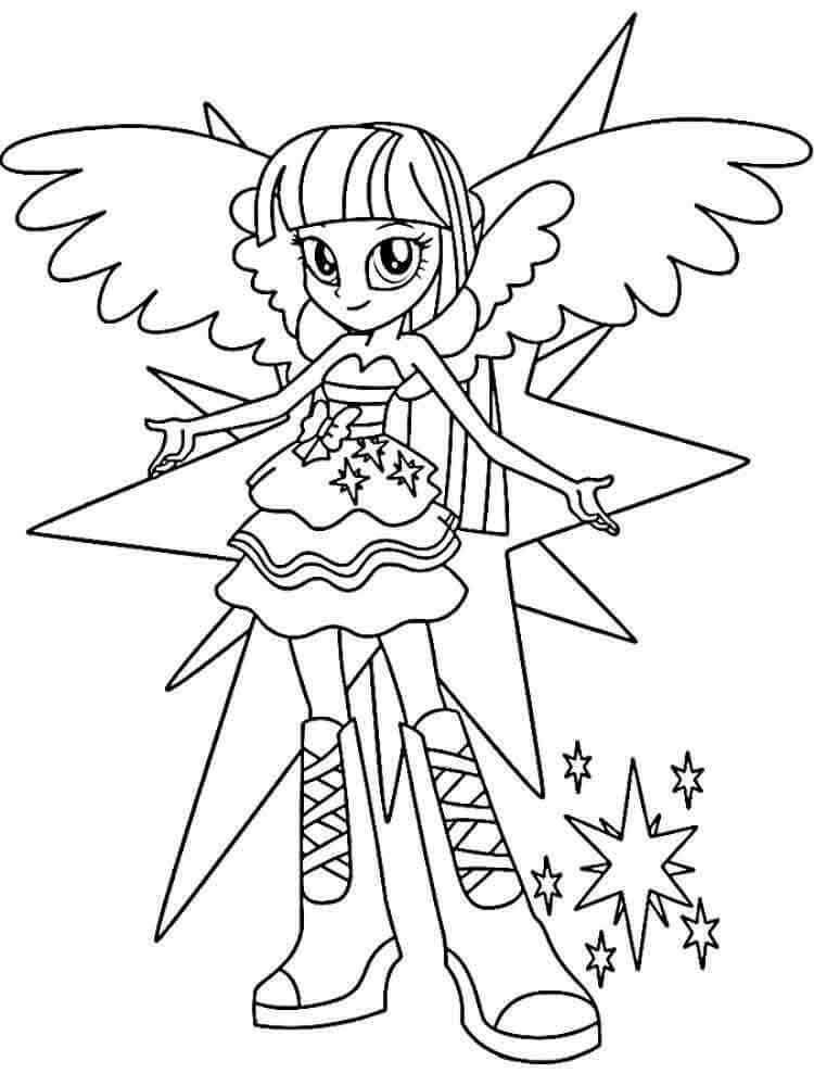 Coloring Sheets For Girls My Little Pony
 My Little Pony Equestria Girls Coloring Pages