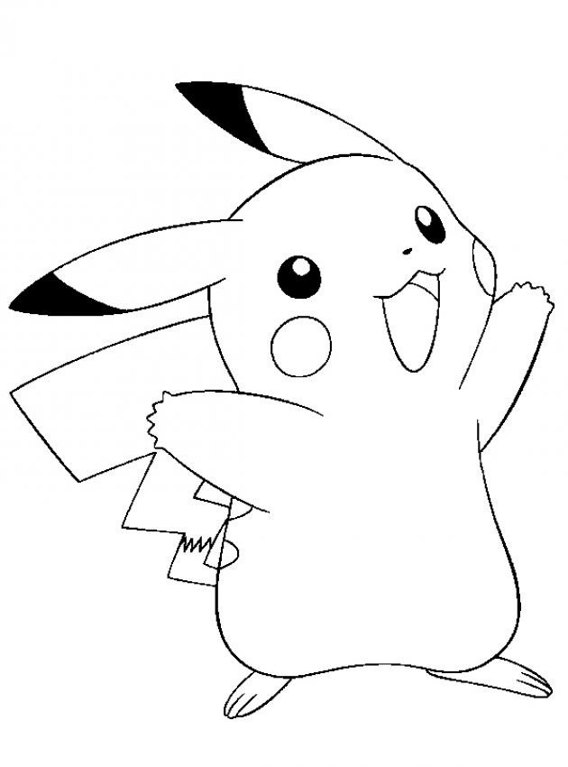 Coloring Sheets For Girls Picachoo
 Free Printable Pikachu Coloring Pages For Kids