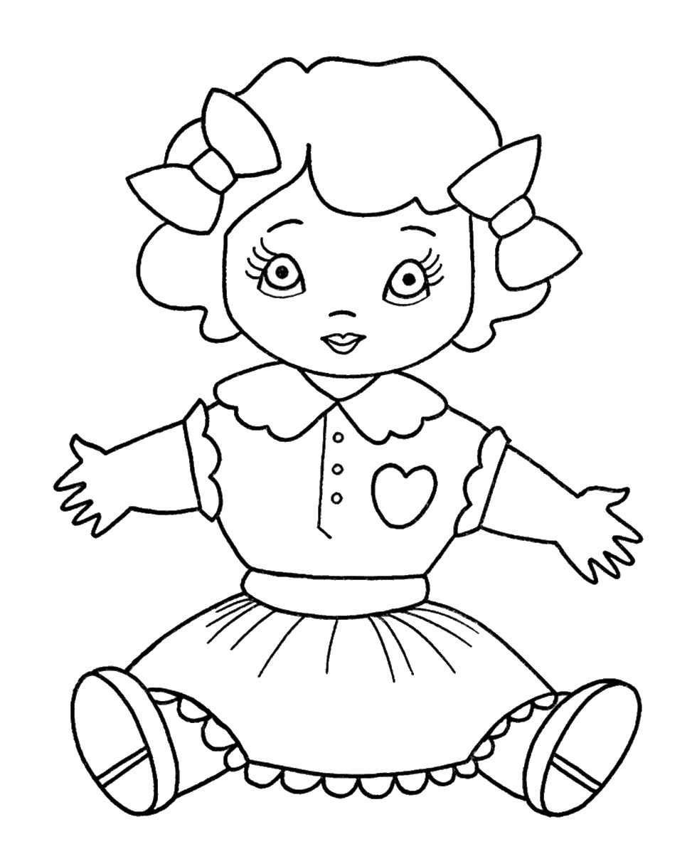 Coloring Sheets For Girls Printable Chistmas
 Toys Coloring Pages