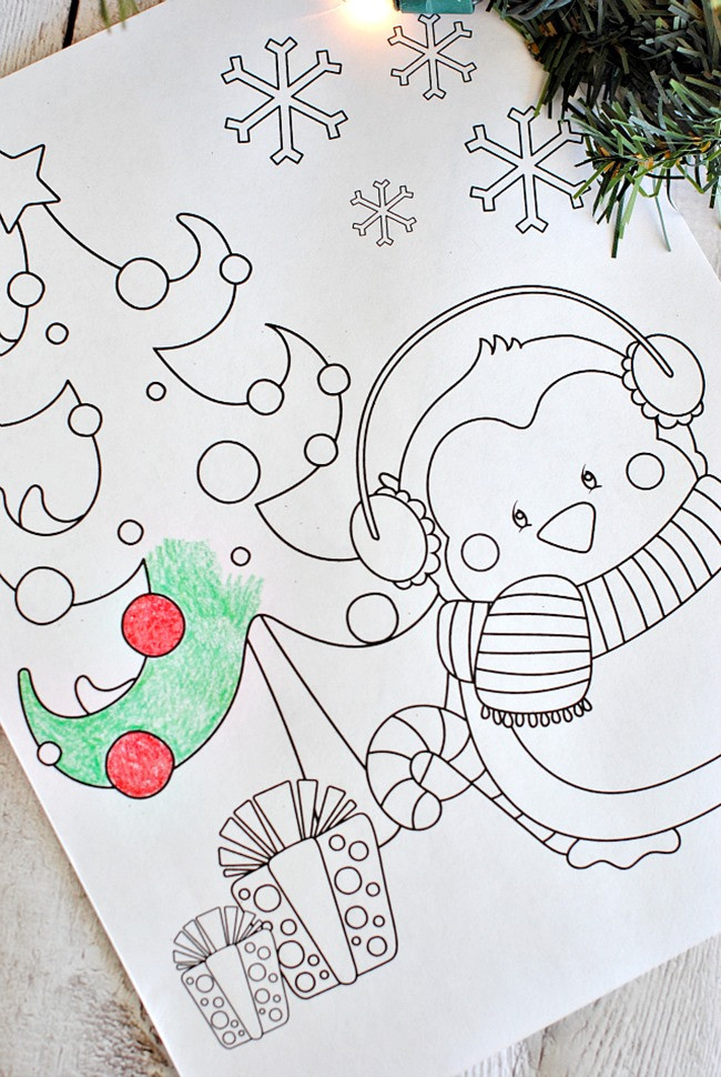 Coloring Sheets For Girls Printable Chistmas
 21 Christmas Printable Coloring Pages EverythingEtsy