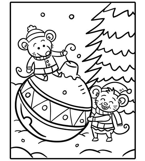 Coloring Sheets For Girls Printable Chrismas
 Printable Holiday Coloring Pages