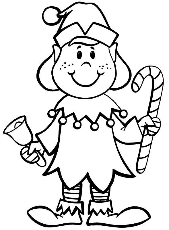 Coloring Sheets For Girls Printable Chrismas
 Christmas Elf Coloring Pages Coloring Home