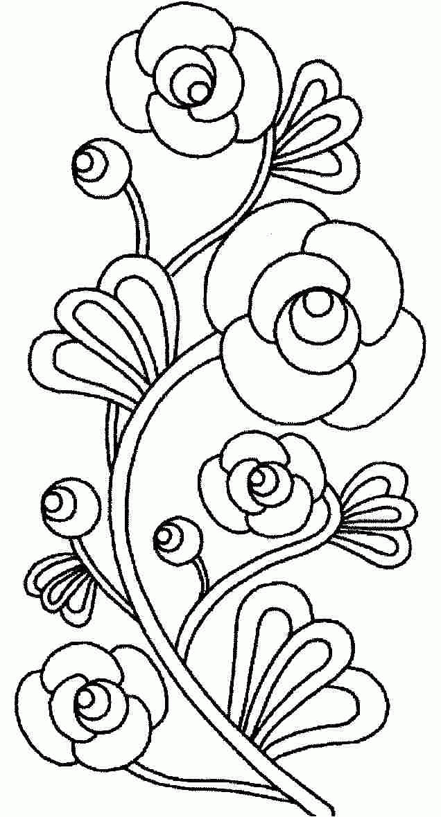 Coloring Sheets For Girls Rose
 Rose Flowers Coloring Sheets Printable For Boys & Girls