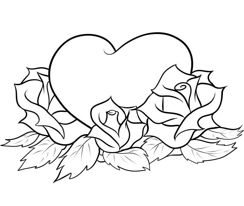 Coloring Sheets For Girls Rose
 Valentine Coloring Pages Best Coloring Pages For Kids