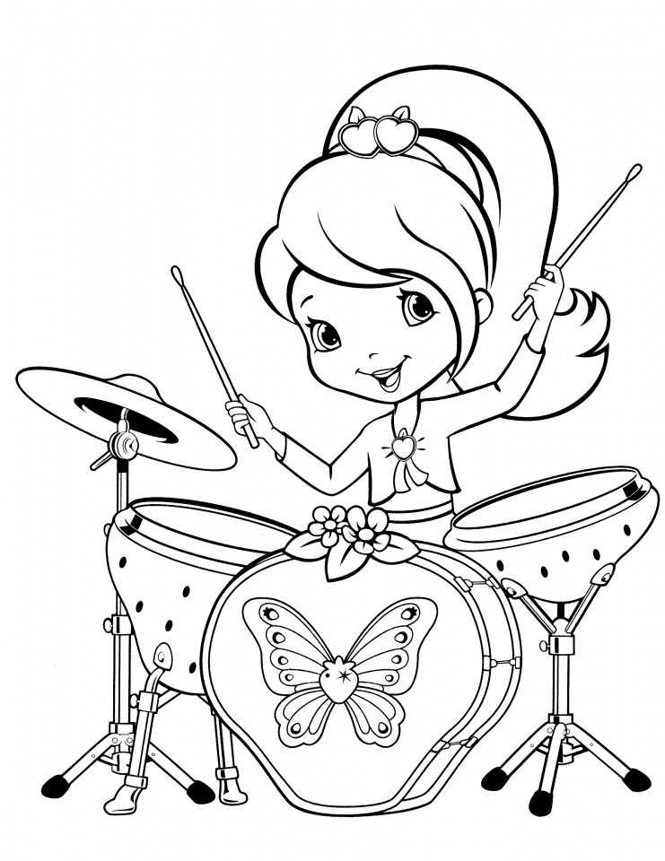 Coloring Sheets For Girls Strawberry Shortcake
 Get This Fun Strawberry Shortcake Coloring Pages for Girls