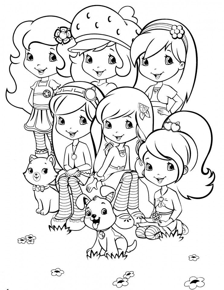 Coloring Sheets For Girls Strawberry Shortcake
 Get This Strawberry Shortcake Coloring Pages for Girls