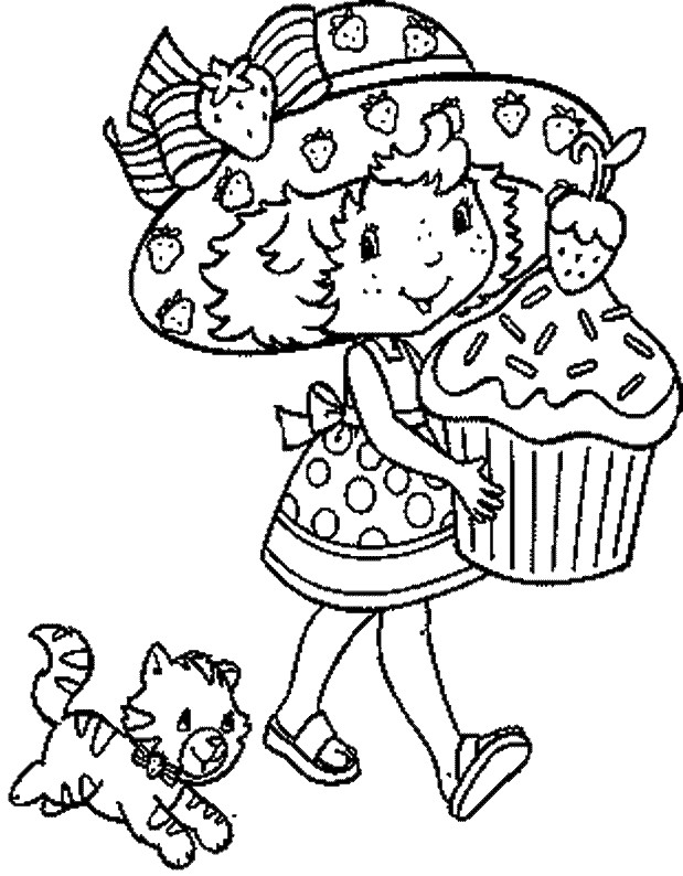Coloring Sheets For Girls Strawberry Shortcake
 Printable Coloring Pages Strawberry Shortcake Coloring Pages