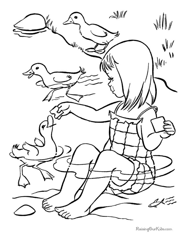 Coloring Sheets For Girls Summer
 Summer Coloring Pages part II