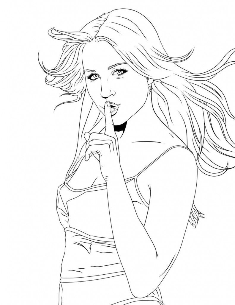 Coloring Sheets For Girls Teen
 Coloring Pages For Teenage Girls Page Image Clipart