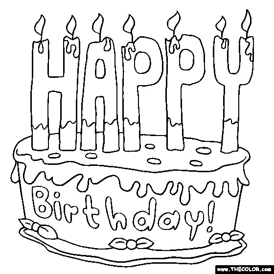 Best ideas about Coloring Sheets For Girls The Birthday Wenepoo
. Save or Pin Happy Birthday Coloring Pages 2019 Dr Odd Now.
