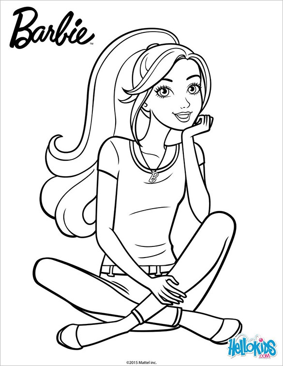 Coloring Sheets For Girls To Print Out
 Coloring Pages For Girls To Print Out Barbie Stuff To