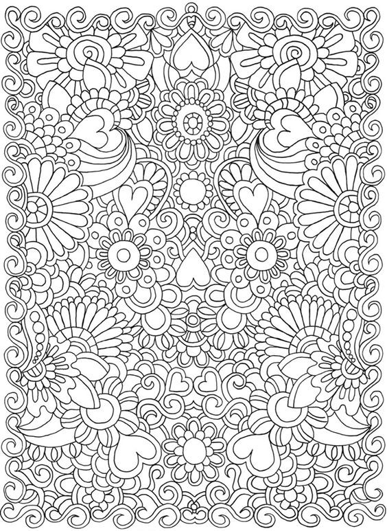 Coloring Sheets For Girls With The Words Dream
 Картинки антистресс для раскрашивания