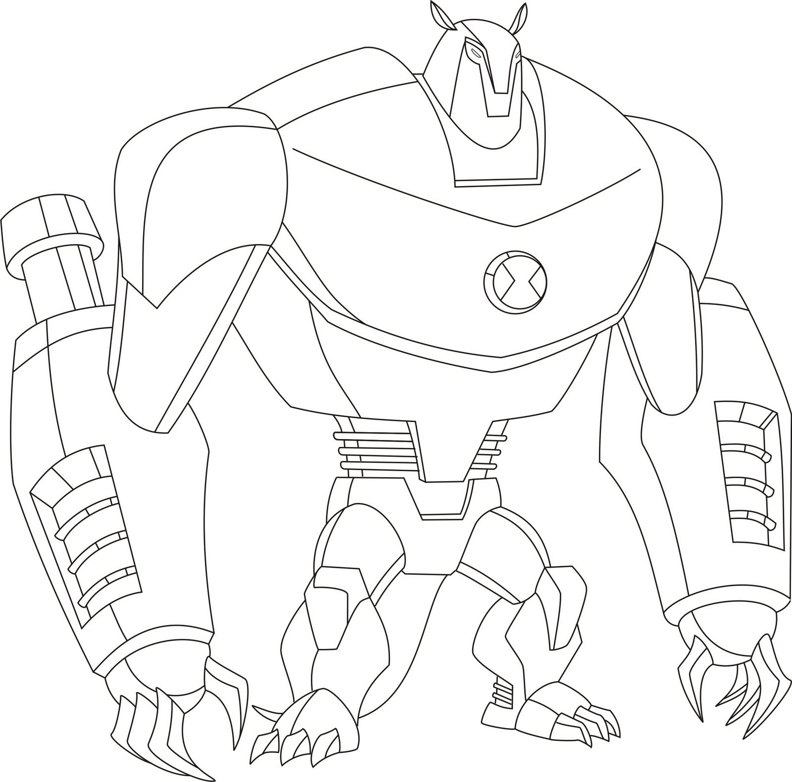 Coloring Sheets For Kids 10
 Free Printable Ben 10 Coloring Pages For Kids
