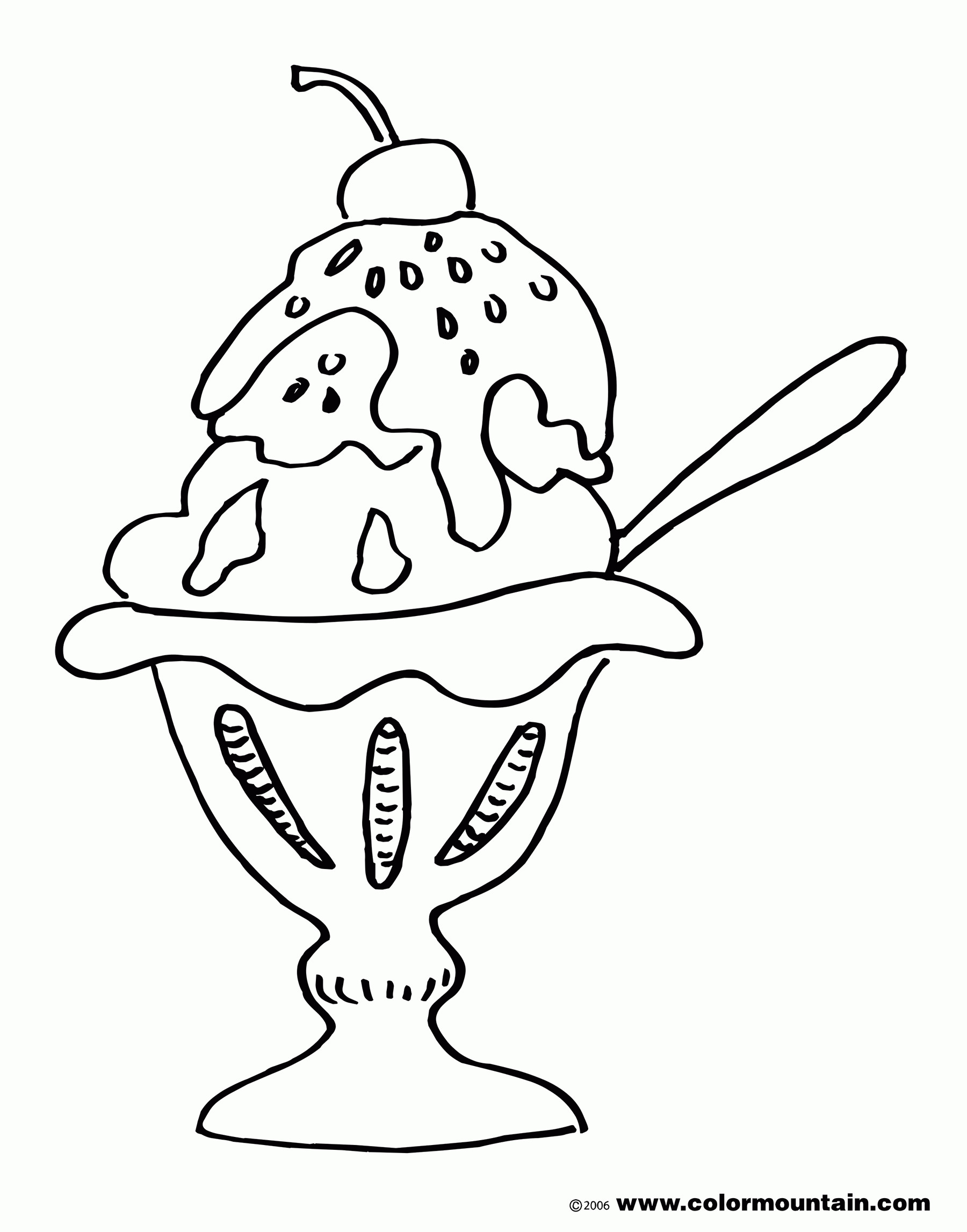 Coloring Sheets For Kids And Girls Printable Sundae
 Printable Cream Coloring Pages Coloring Home